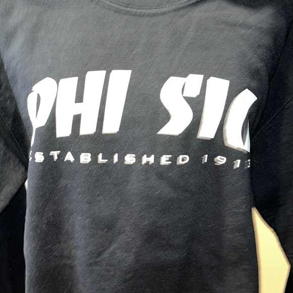Phi Sig sweatshirt Sz Med Greek life sorority phi sigma sigma - Picture 2 of 4